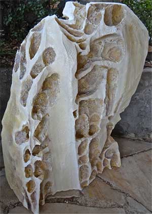 Sculpture of rock designs